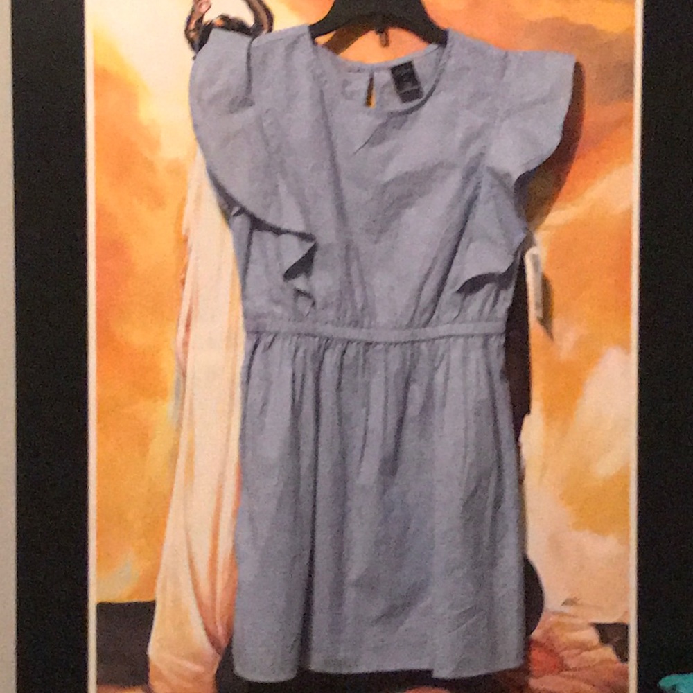 Denim-like dress
